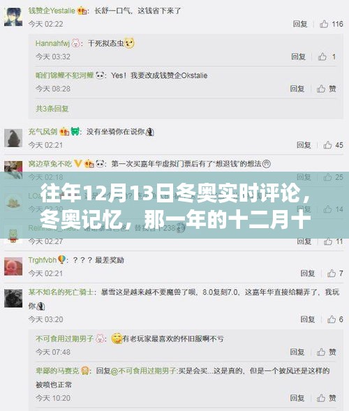 那一年的十二月十三日，冬奧記憶與雪上時(shí)光的溫暖回顧