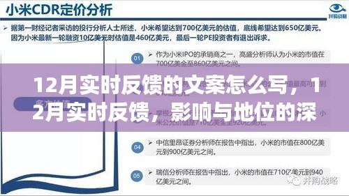 深度剖析，12月實(shí)時(shí)反饋的影響力與地位，文案撰寫指南