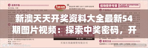 新澳天天開獎(jiǎng)資料大全最新54期圖片視頻：探索中獎(jiǎng)密碼，開啟財(cái)富之門