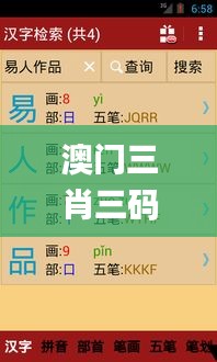 澳門三肖三碼精準100%新華字典,全面執(zhí)行計劃數(shù)據(jù)_3DM2.682