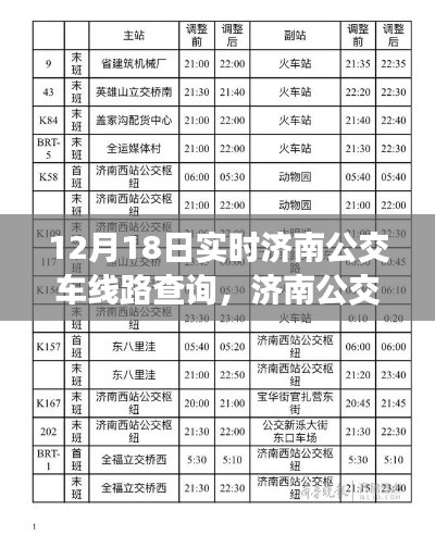 濟(jì)南公交車線路實(shí)時(shí)查詢指南，12月18日實(shí)時(shí)更新