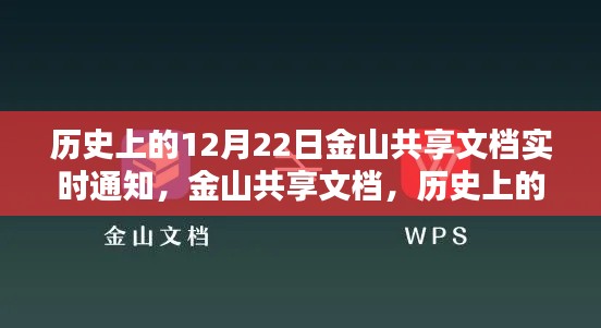 歷史上的12月22日金山共享文檔重塑界限，實(shí)時(shí)通知引領(lǐng)文檔共享新時(shí)代