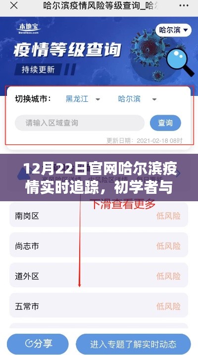 哈爾濱疫情實時追蹤指南，從初學者到進階用戶，一鍵掌握（以12月22日為例）