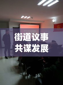 街道議事共謀發(fā)展，共建美好社區(qū)，攜手共創(chuàng)未來