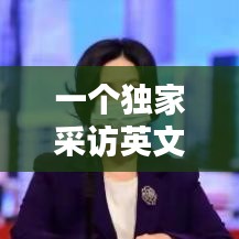 一個獨(dú)家采訪英文，獨(dú)家專訪英語怎么說 