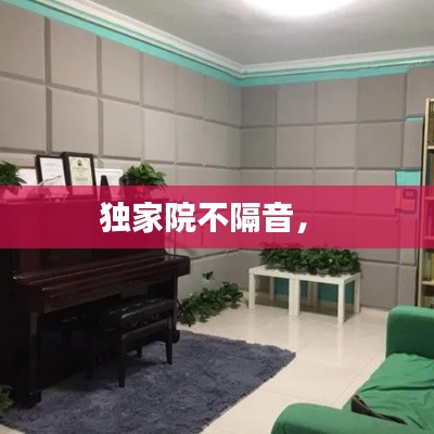 獨家院不隔音， 