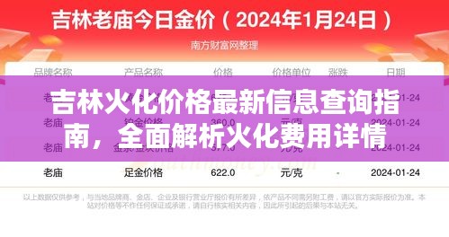 吉林火化價格最新信息查詢指南，全面解析火化費用詳情