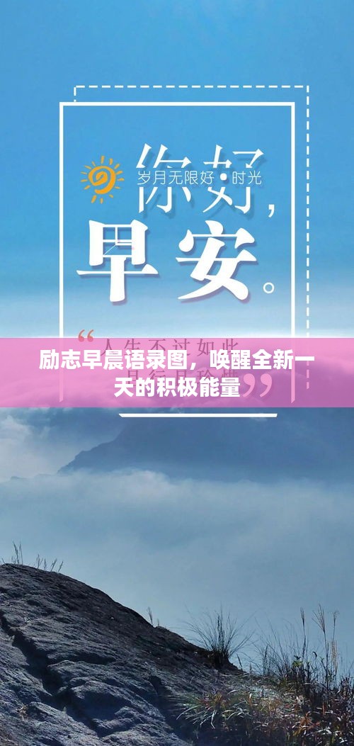 勵(lì)志早晨語錄圖，喚醒全新一天的積極能量