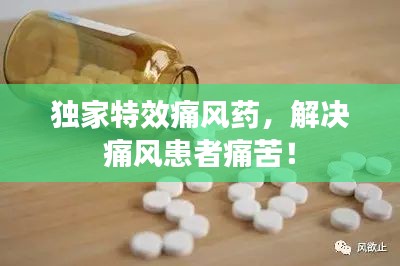 獨(dú)家特效痛風(fēng)藥，解決痛風(fēng)患者痛苦！