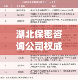 湖北保密咨詢公司權威排名榜單揭曉！