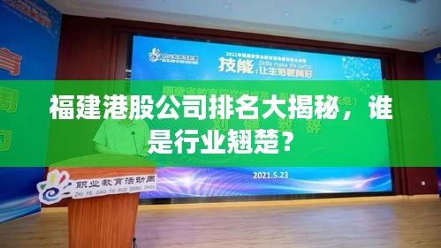 福建港股公司排名大揭秘，誰是行業(yè)翹楚？