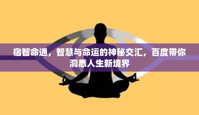 宿智命通，智慧與命運(yùn)的神秘交匯，百度帶你洞悉人生新境界
