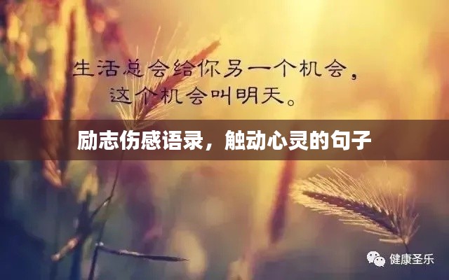 勵(lì)志傷感語(yǔ)錄，觸動(dòng)心靈的句子